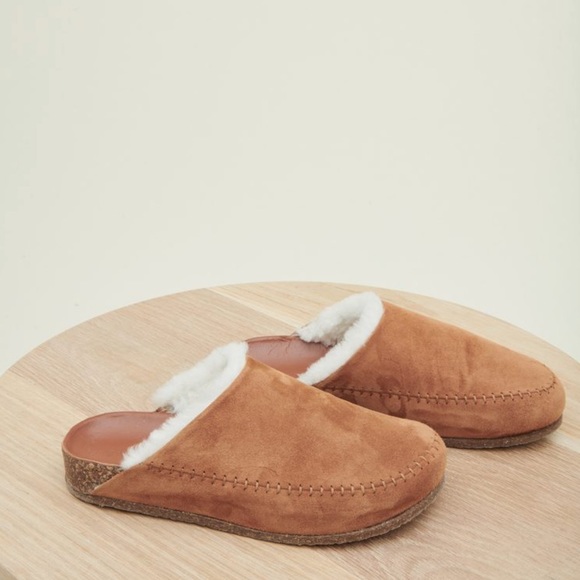 jenni kayne shearling lined mule